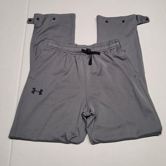 Under armour Boy’s sweatpants size Large color gray black - Picture 1 of 4